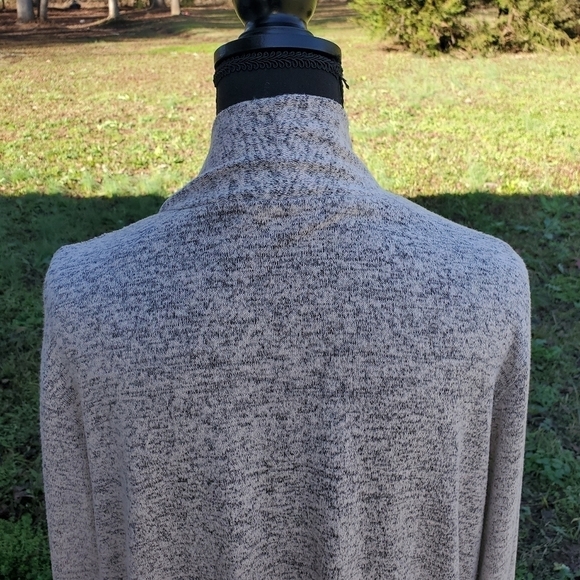 Oatmeal midi length cardigan sweater XL - Picture 5 of 6